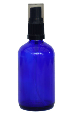100ml Blue Glass Bottle (Fine mist spray)