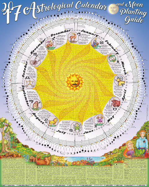 2018 Astrological Calendar and Moon Planting Guide