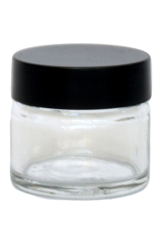 15ml Clear Glass Ointment Jar