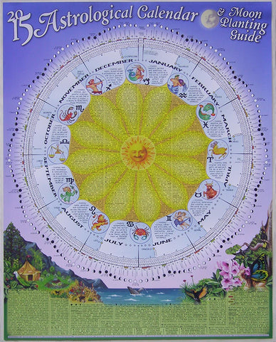 2018 Astrological Calendar and Moon Planting Guide