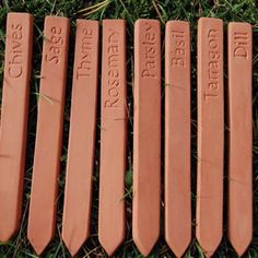 Terracotta labels