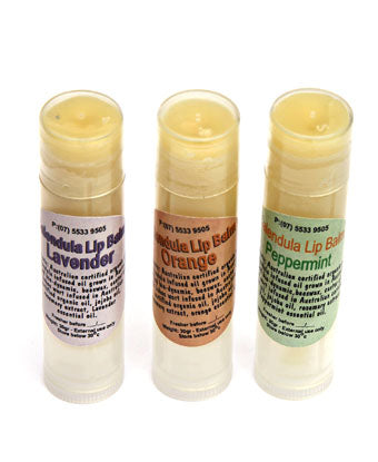 Calendula Lip Balm 3g (Lavender, Orange or Peppermint)